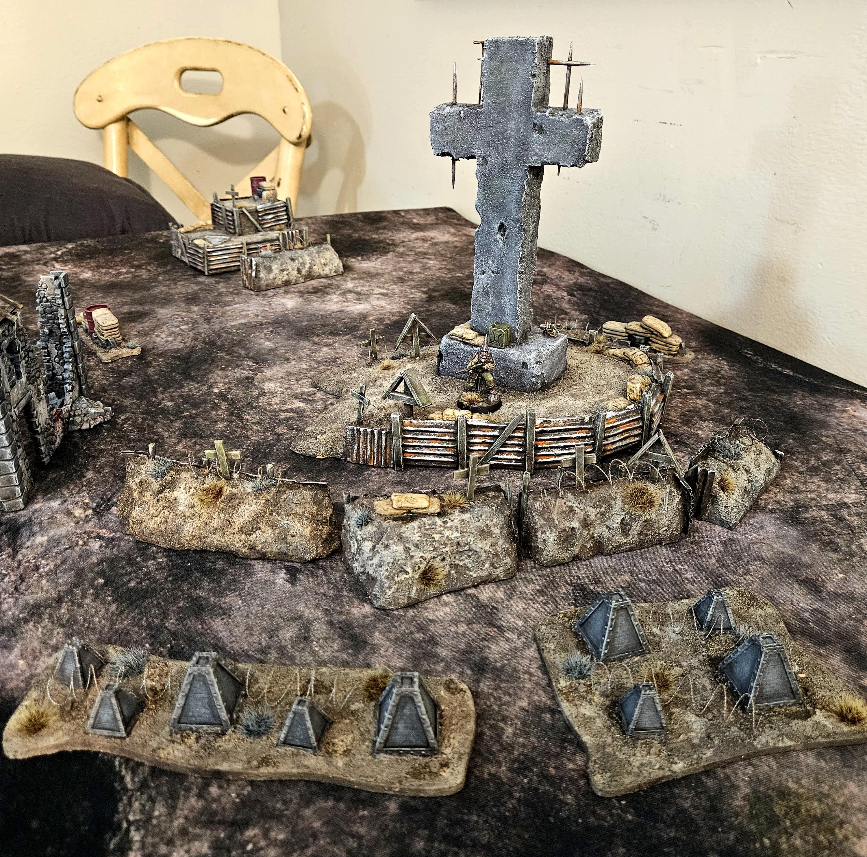 Décor Wargame Temple N°1 – 9ème Age, Warhammer, Old World, AOS, Trench Crusade